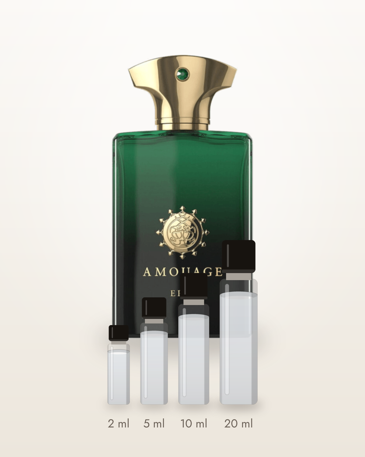 Amouage Epic Man – Abfüllungen in 2, 5, 10 und 20 ml vor dem Flakon