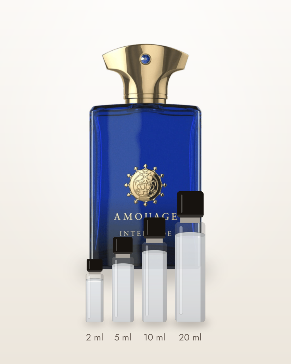 Amouage Interlude Man – Abfüllungen in 2, 5, 10 und 20 ml vor dem Originalflakon