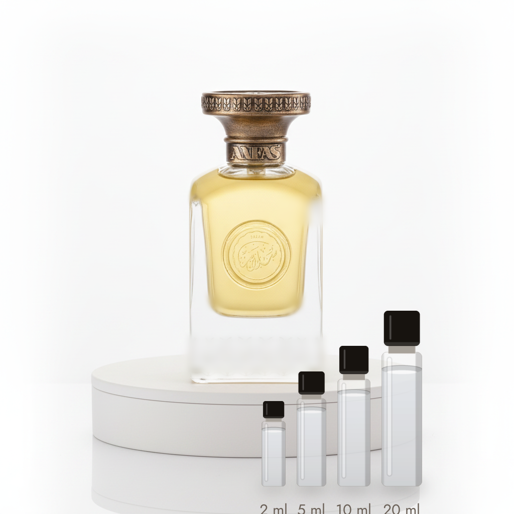 Anfas Salam – Abfüllungen in 2, 5, 10 und 20 ml vor dem Flakon