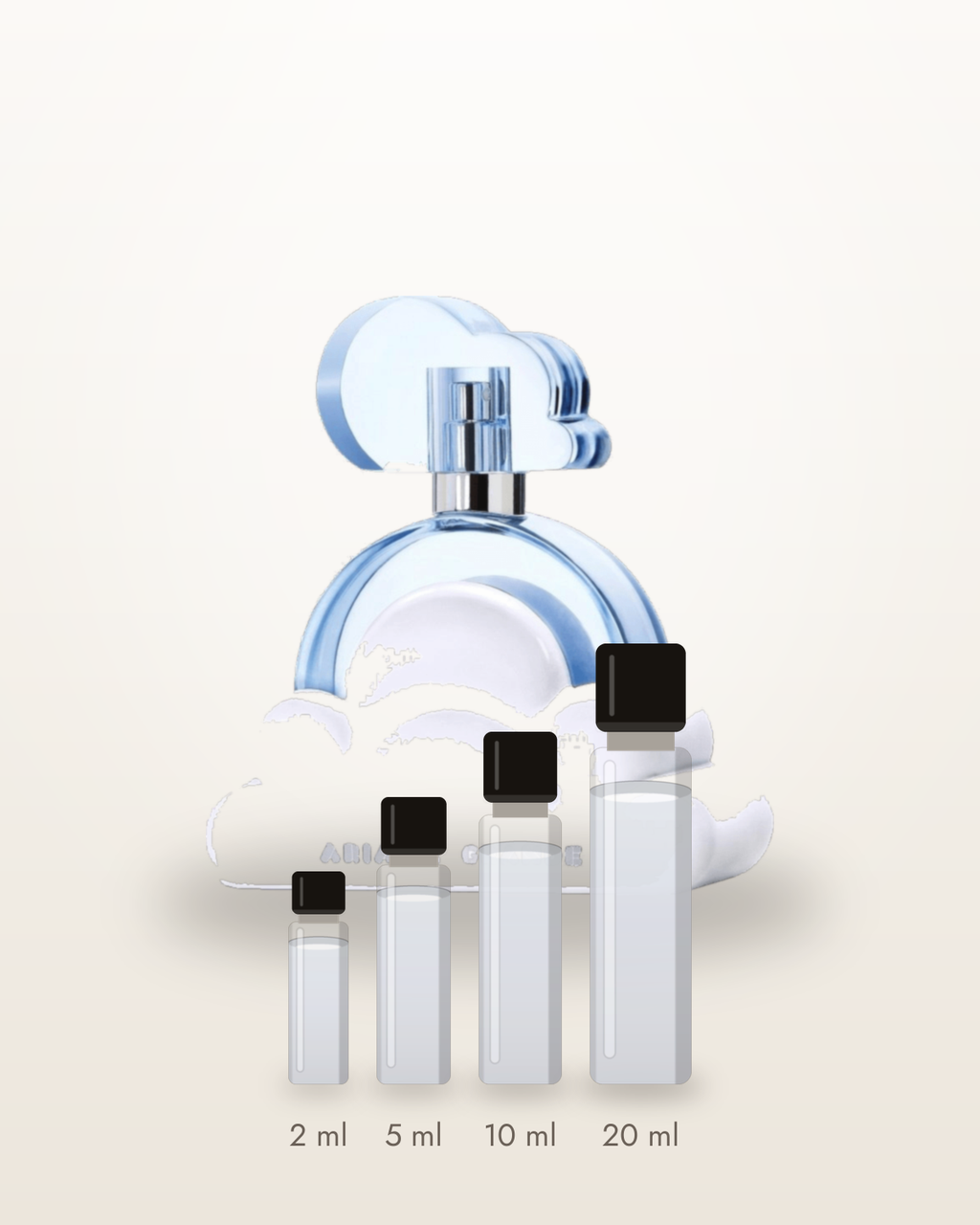 Ariana Grande Cloud – Abfüllungen in 2, 5, 10 und 20 ml vor dem Flakon