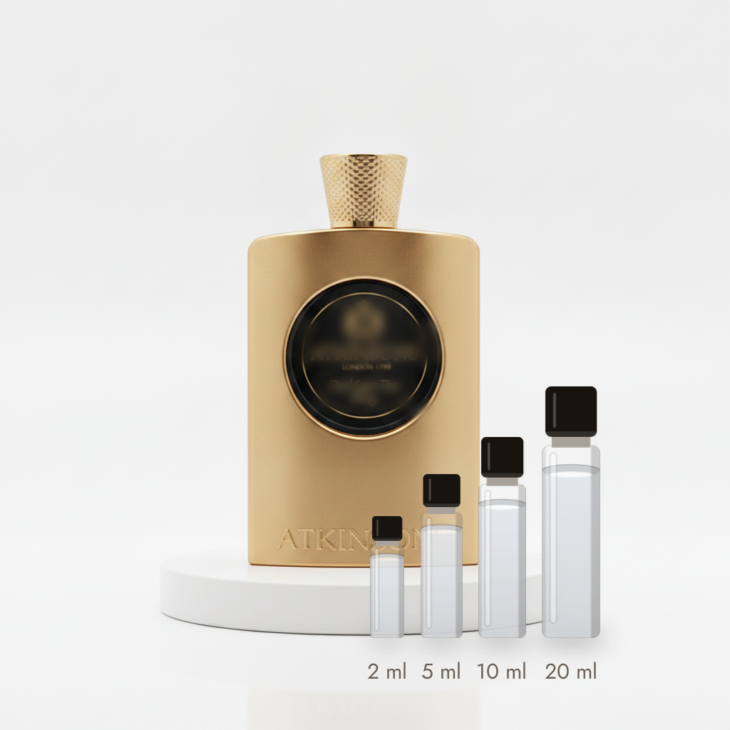 Atkinsons Oud Save the King – Abfüllungen in 2, 5, 10 und 20 ml vor dem Flakon