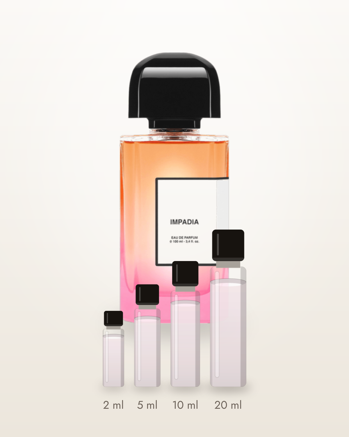bdk Parfums Impadia – Abfüllungen in 2, 5, 10 und 20 ml vor dem Flakon