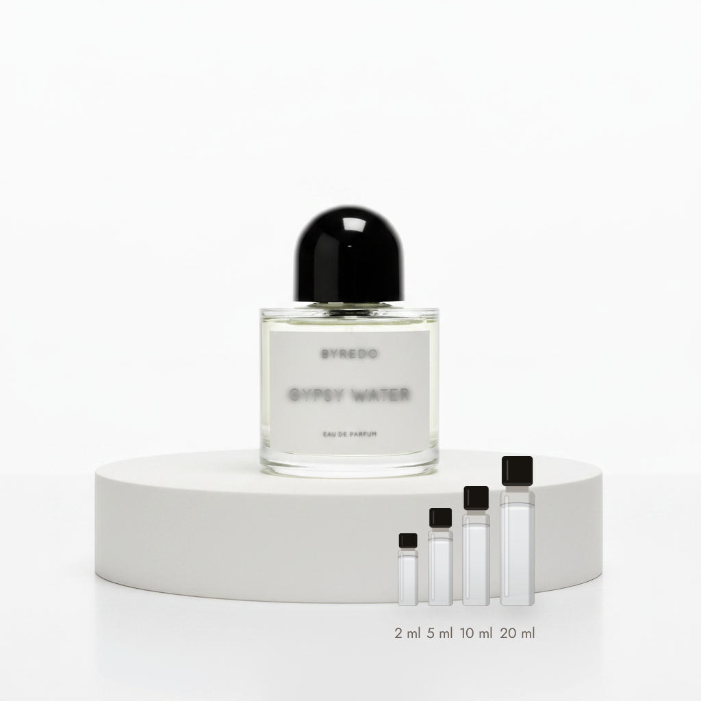 Byredo Gypsy Water – Abfüllungen in 2, 5, 10 und 20 ml vor dem Flakon