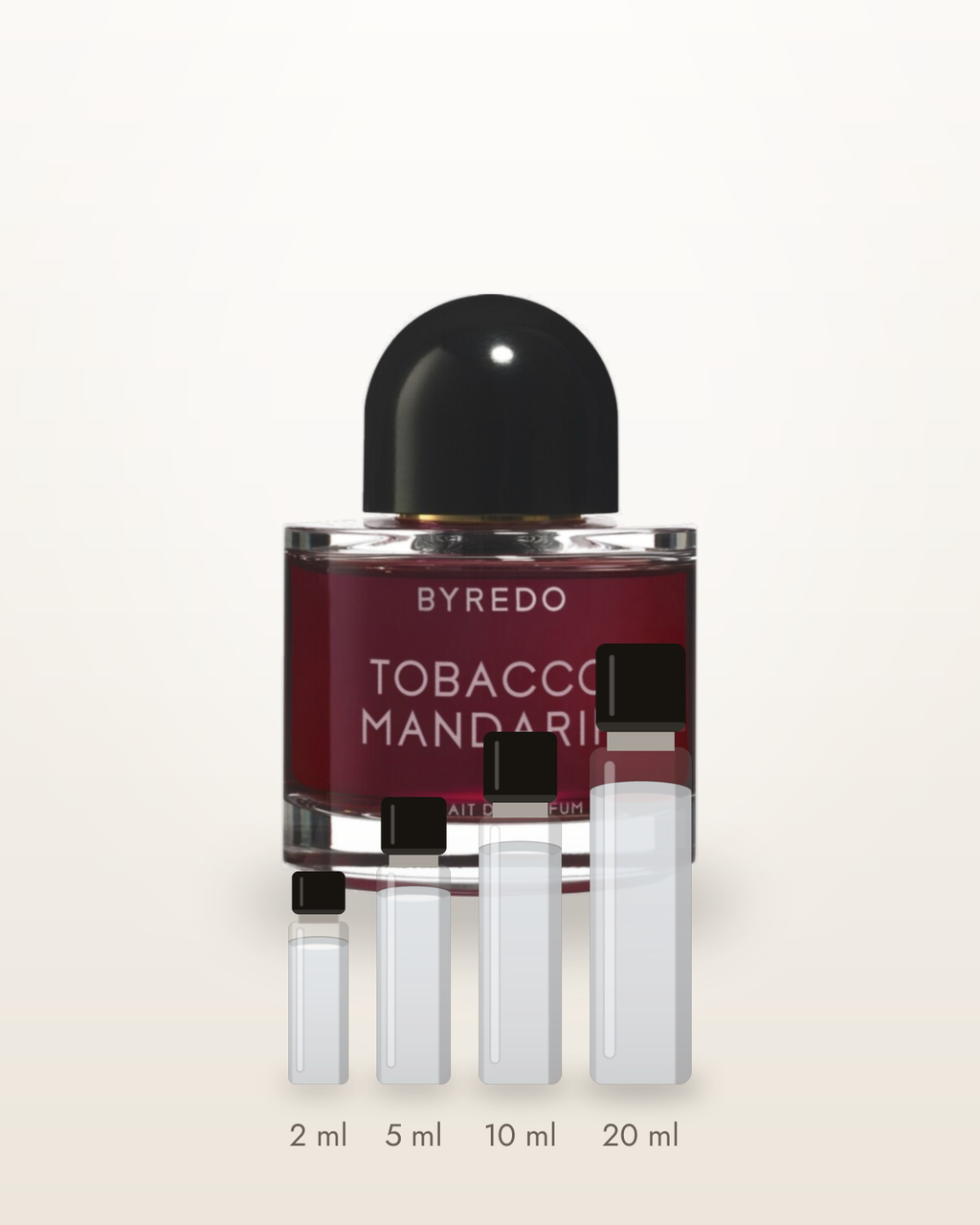 Byredo Tobacco Mandarin – Abfüllungen in 2, 5, 10 und 20 ml vor dem Originalflakon