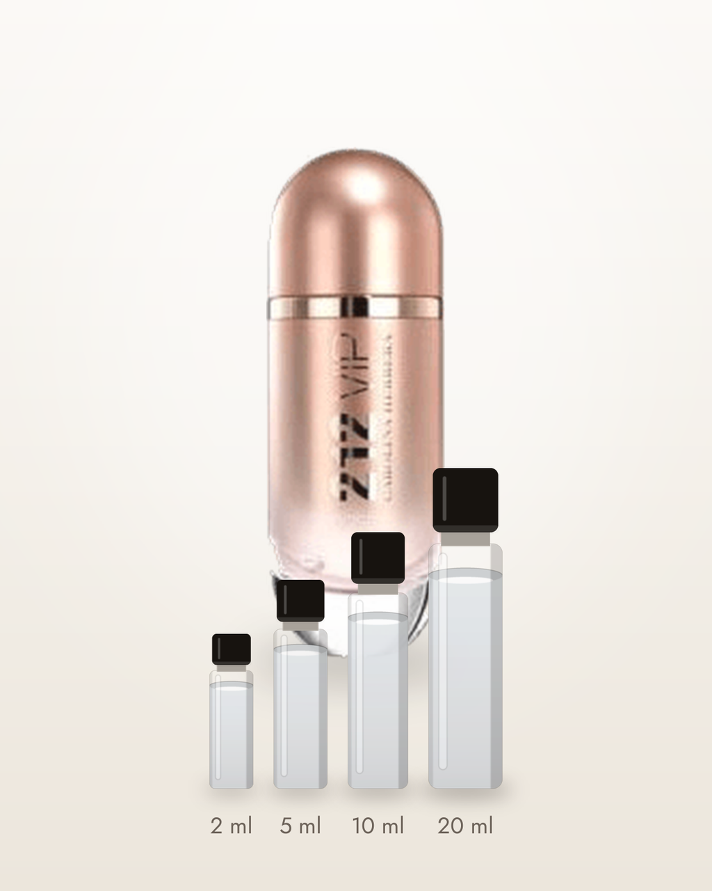 Carolina Herrera 212 Vip Rosé – Abfüllungen in 2, 5, 10 und 20 ml vor dem Flakon