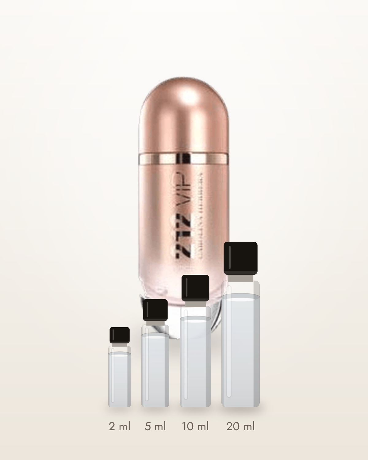Carolina Herrera 212 Vip Rosé – Abfüllungen in 2, 5, 10 und 20 ml vor dem Flakon
