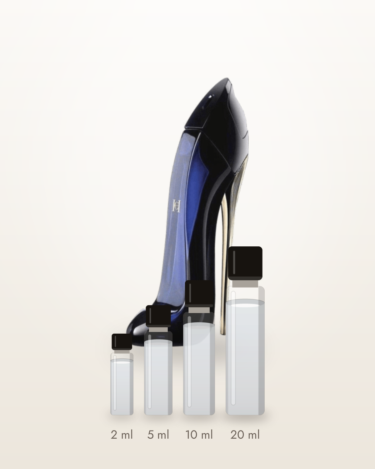 Carolina Herrera Good Girl – Abfüllungen in 2, 5, 10 und 20 ml vor dem Flakon