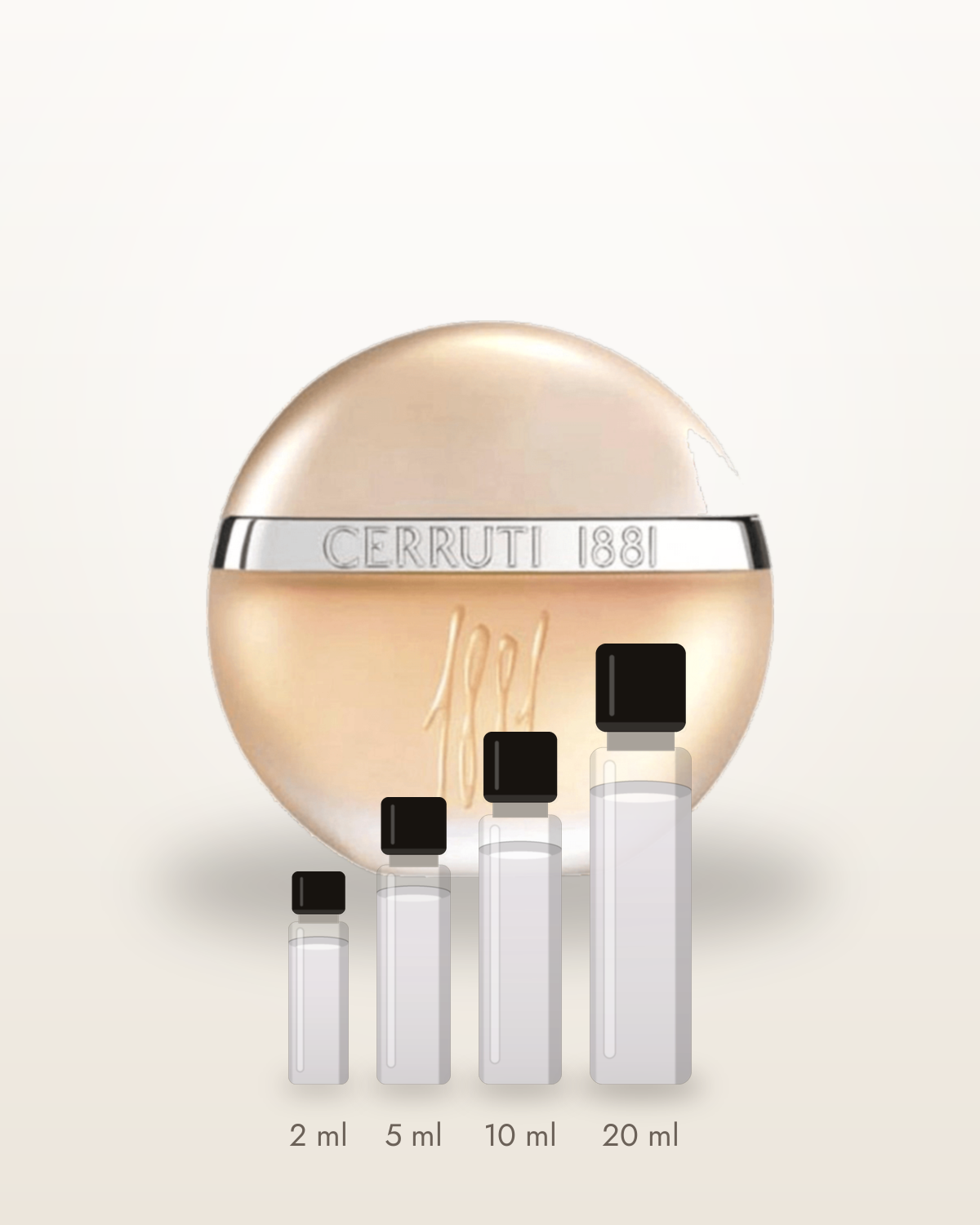 Cerruti 1881 pour Femme – Abfüllungen in 2, 5, 10 und 20 ml vor dem Flakon