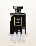 Chanel Coco Noir – Abfüllungen in 2, 5, 10 und 20 ml vor dem Flakon
