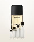 Chanel Égoïste – Abfüllungen in 2, 5, 10 und 20 ml vor dem Flakon
