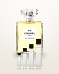 Chanel N°5 Eau Première – Abfüllungen in 2, 5, 10 und 20 ml vor dem Flakon