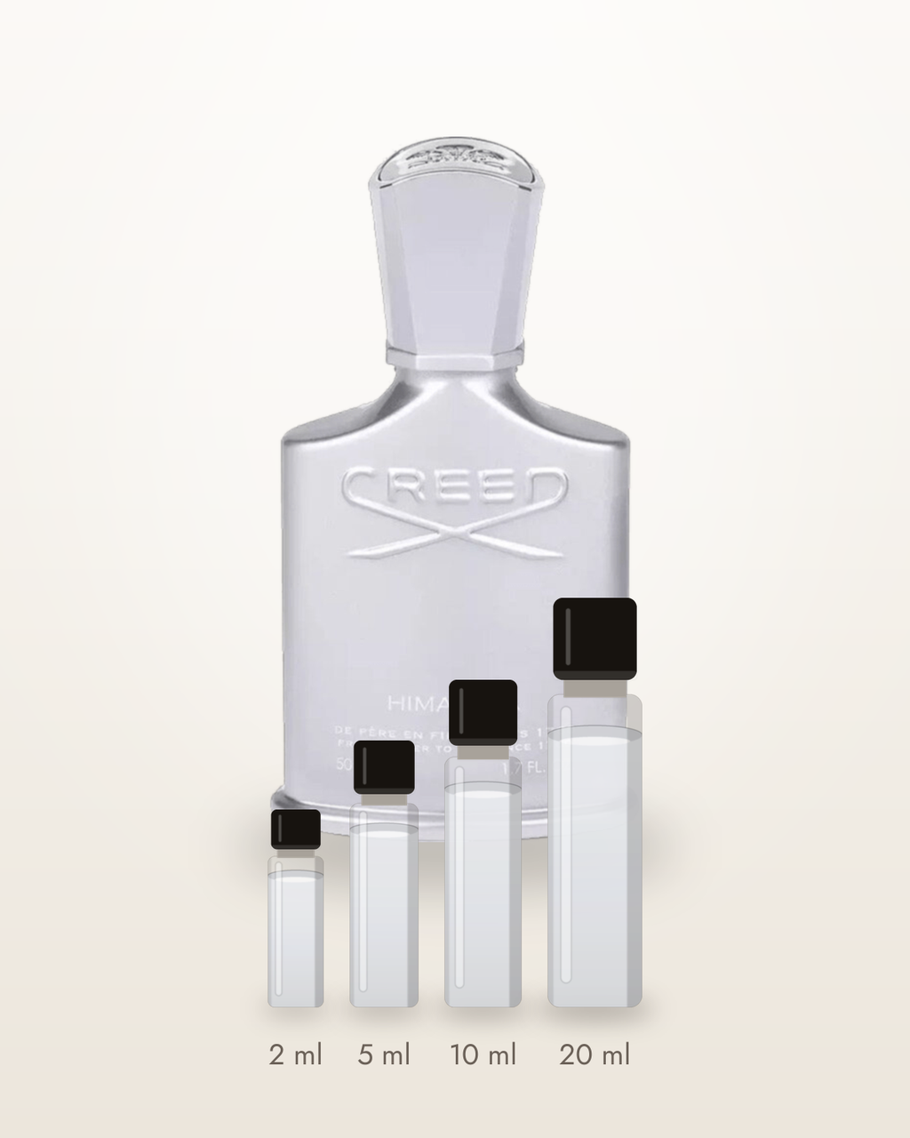Creed Himalaya – Abfüllungen in 2, 5, 10 und 20 ml vor dem Originalflakon