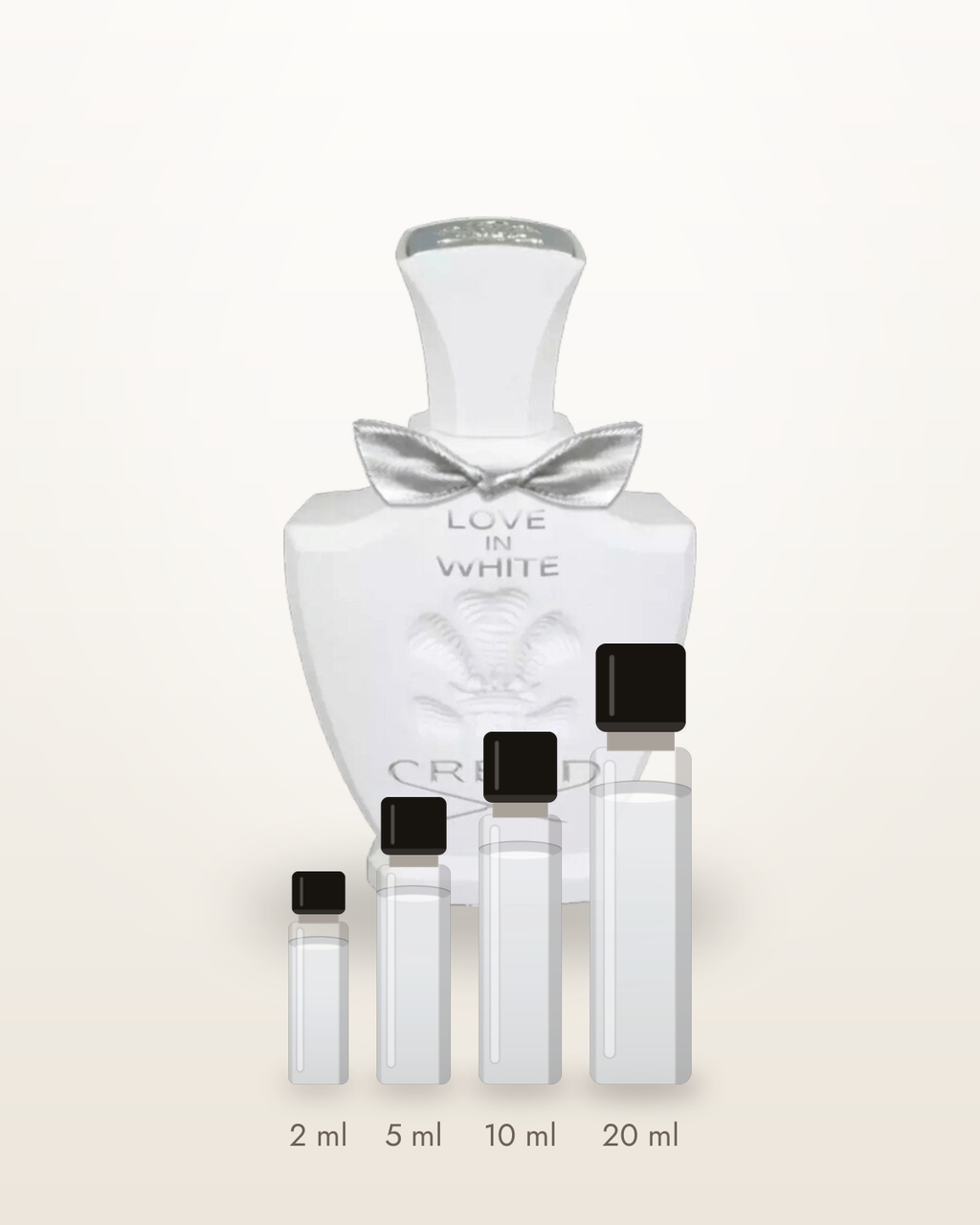 Creed Love In White – Abfüllungen in 2, 5, 10 und 20 ml vor dem Flakon