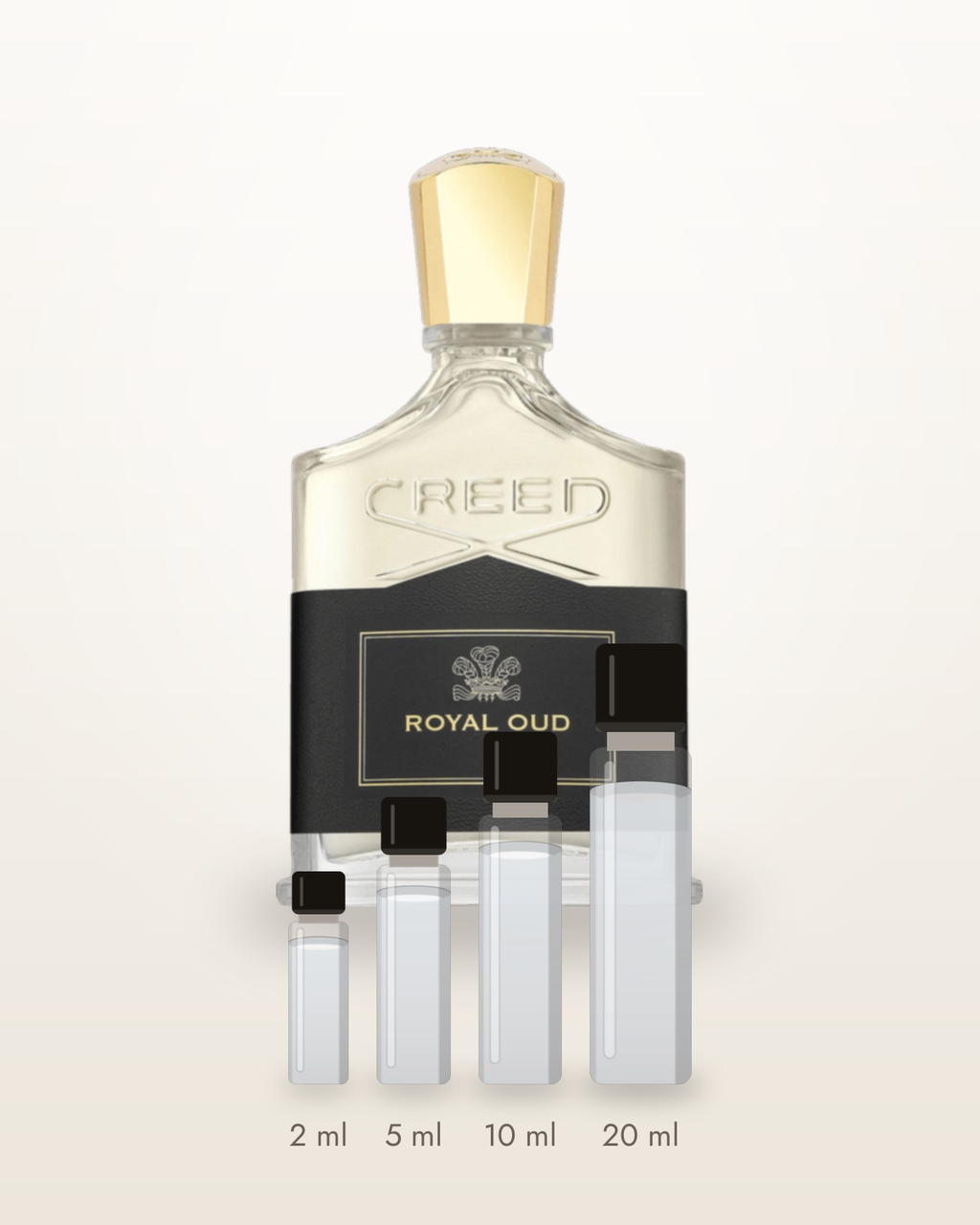 Creed Royal Oud – Abfüllungen in 2, 5, 10 und 20 ml vor dem Originalflakon