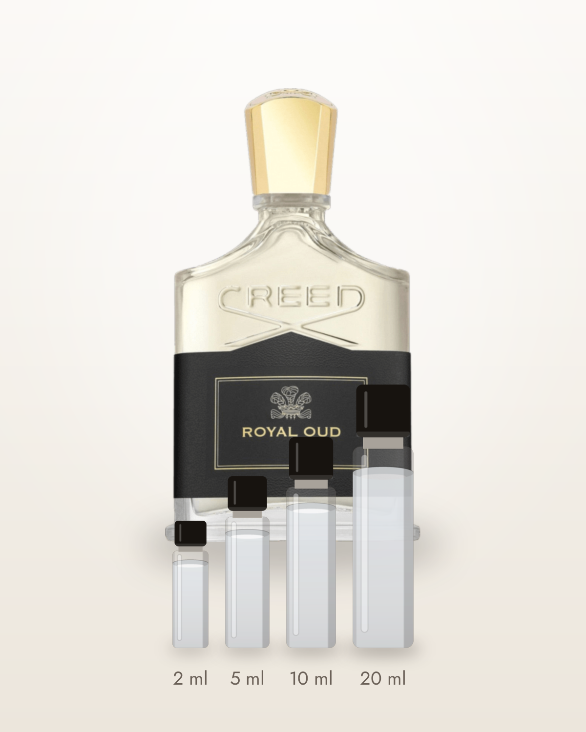 Creed Royal Oud – Abfüllungen in 2, 5, 10 und 20 ml vor dem Originalflakon