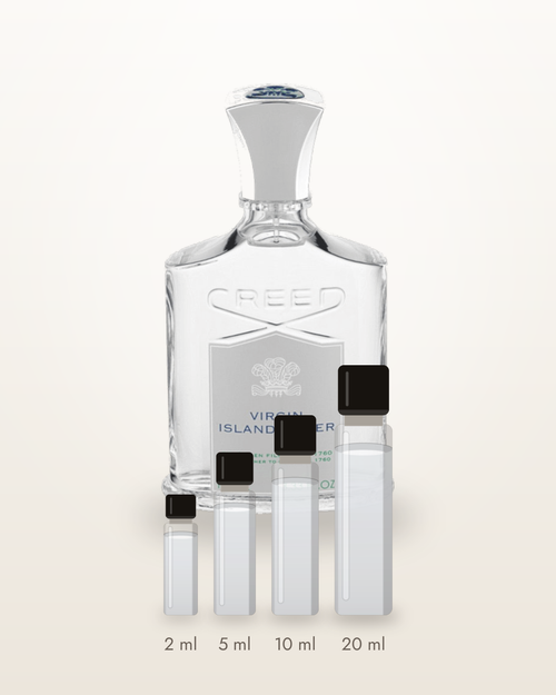 Creed Virgin Island Water – Abfüllungen in 2, 5, 10 und 20 ml vor dem Originalflakon