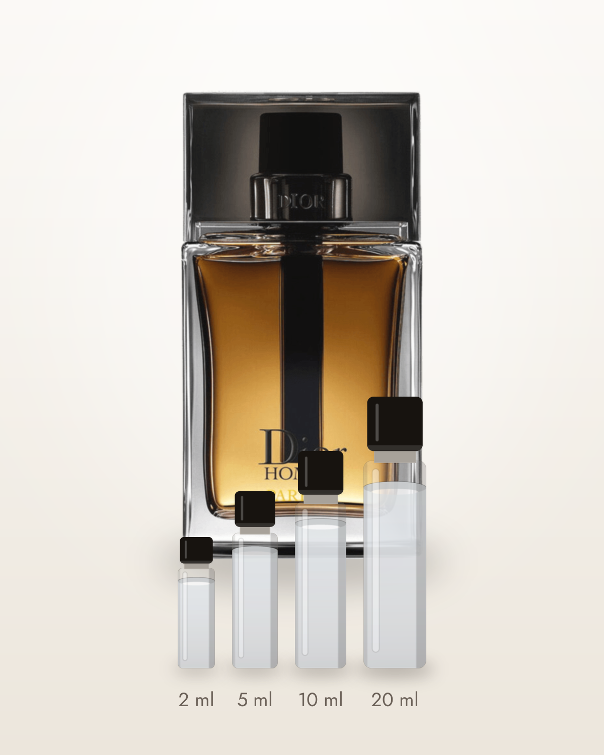 Dior Dior Homme Parfum – Abfüllungen in 2, 5, 10 und 20 ml vor dem Flakon