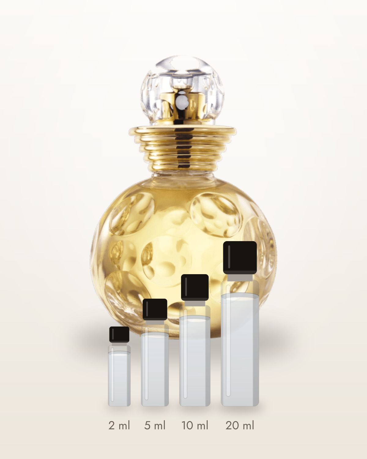 Dior Dolce Vita – Abfüllungen in 2, 5, 10 und 20 ml vor dem Flakon