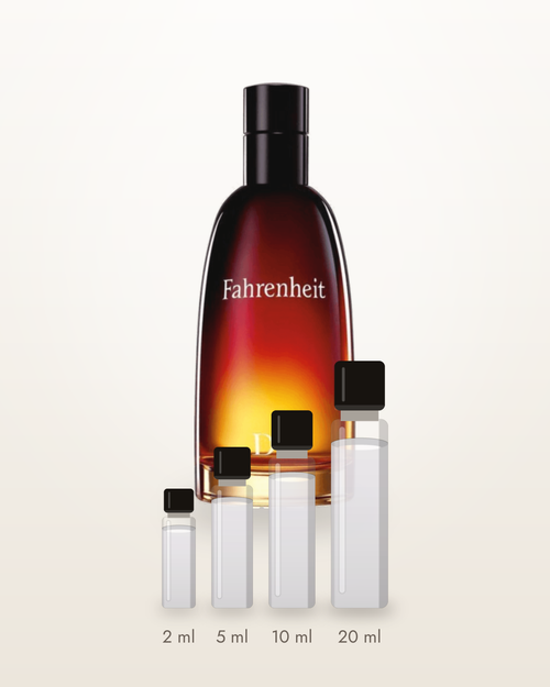 Dior Fahrenheit – Abfüllungen in 2, 5, 10 und 20 ml vor dem Originalflakon