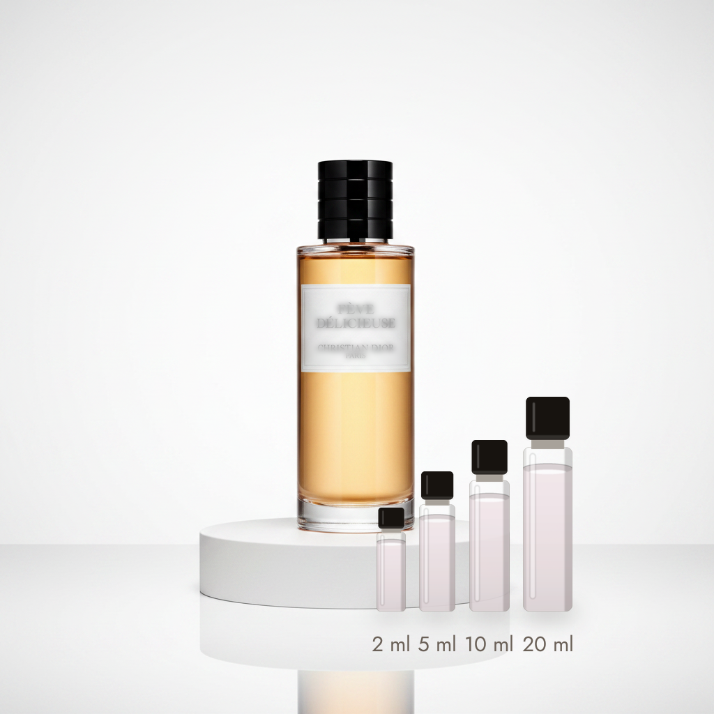 Dior Fève Délicieuse – Abfüllungen in 2, 5, 10 und 20 ml vor dem Flakon