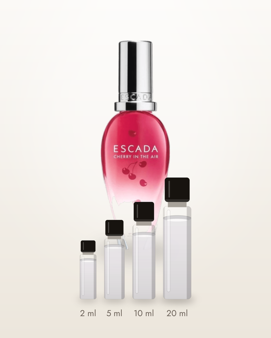 Escada Cherry in the Air – Abfüllungen in 2, 5, 10 und 20 ml vor dem Flakon