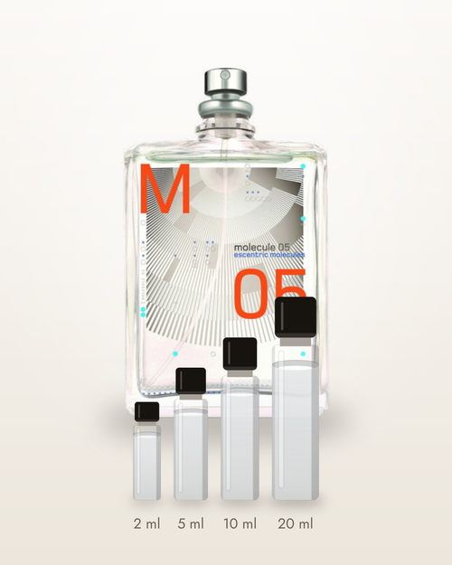 Escentric Molecules Molecule 05 – Abfüllungen in 2, 5, 10 und 20 ml vor dem Originalflakon