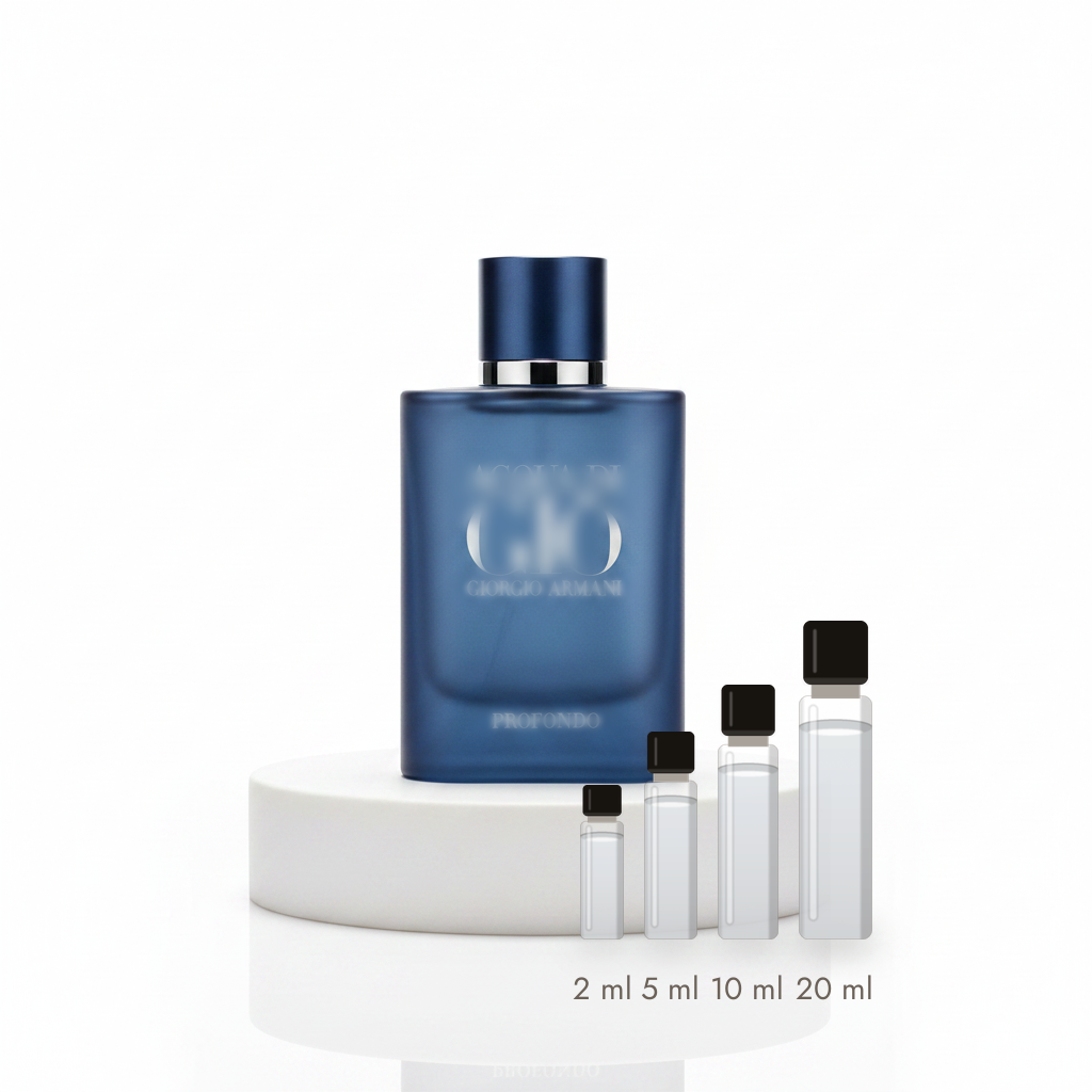 Giorgio Armani Acqua di Giò Profondo – Abfüllungen in 2, 5, 10 und 20 ml vor dem Flakon