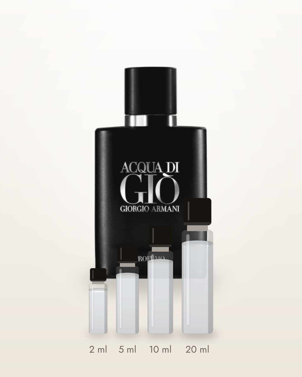 Giorgio Armani Acqua di Giò Profumo – Abfüllungen in 2, 5, 10 und 20 ml vor dem Originalflakon