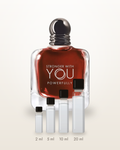 Giorgio Armani Stronger With You Powerfully – Abfüllungen in 2, 5, 10 und 20 ml vor dem Flakon