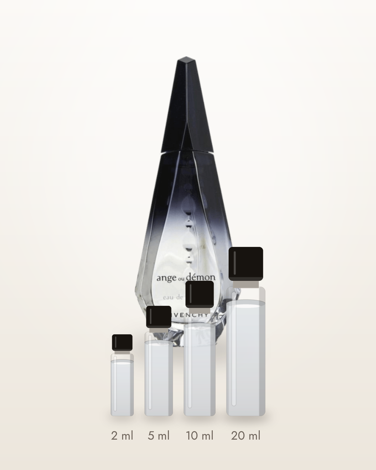Givenchy Ange ou Démon – Abfüllungen in 2, 5, 10 und 20 ml vor dem Flakon