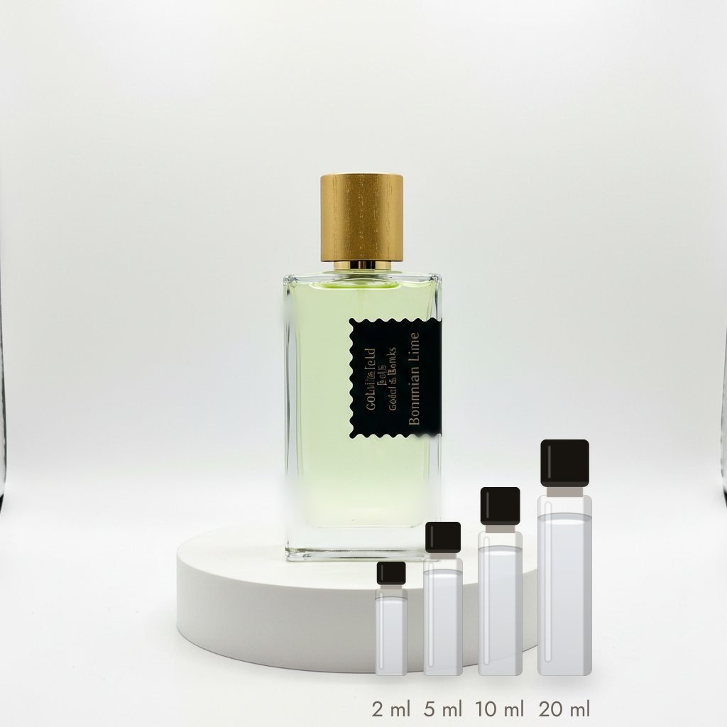 Goldfield & Banks Bohemian Lime – Abfüllungen in 2, 5, 10 und 20 ml vor dem Flakon
