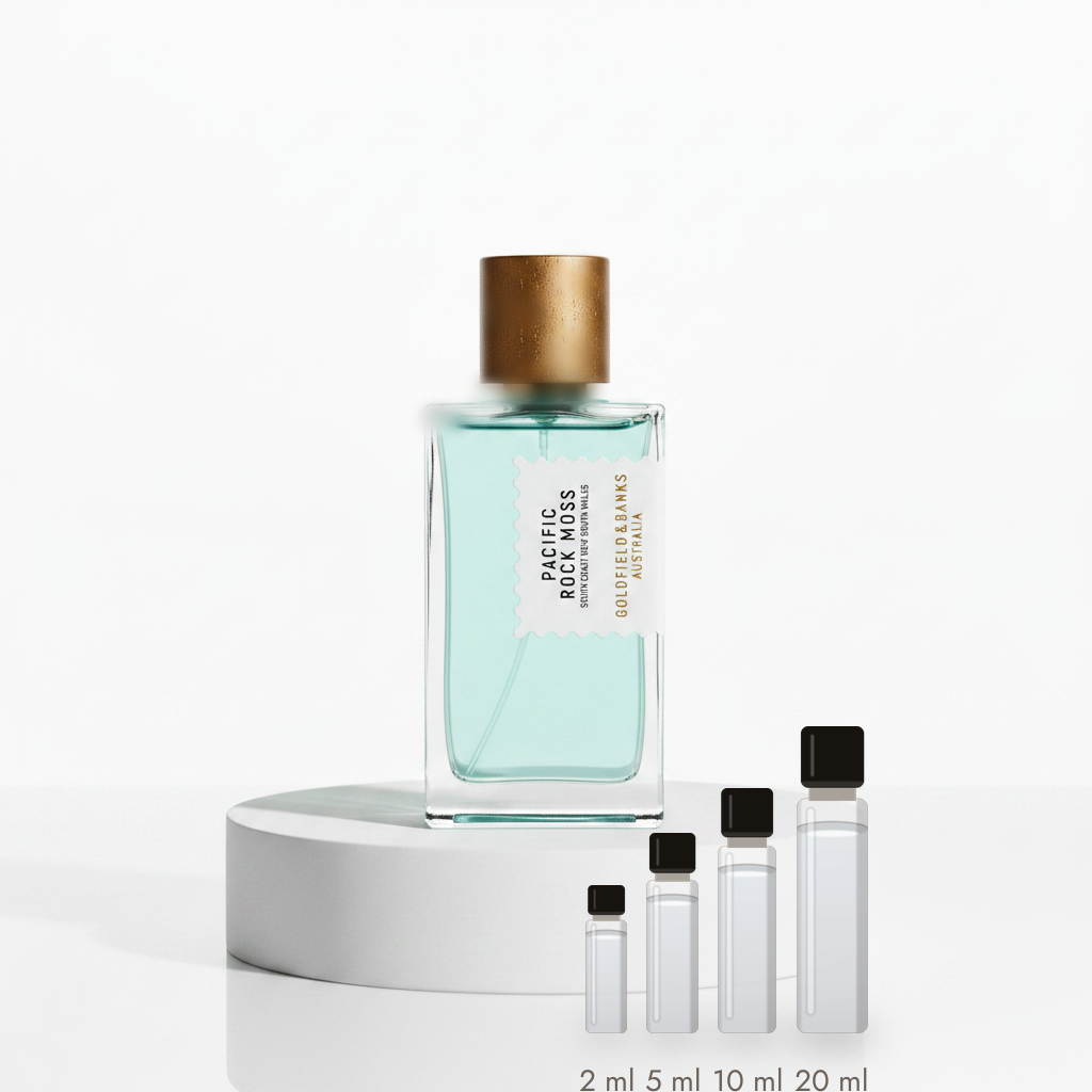 Goldfield & Banks Pacific Rock Moss – Abfüllungen in 2, 5, 10 und 20 ml vor dem Flakon