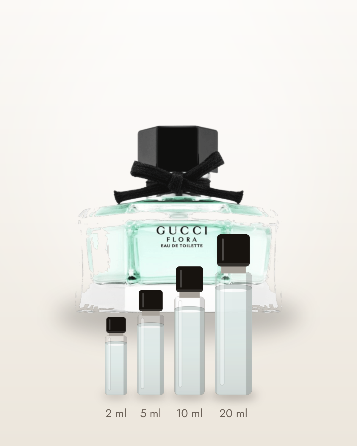 Gucci Flora – Abfüllungen in 2, 5, 10 und 20 ml vor dem Flakon