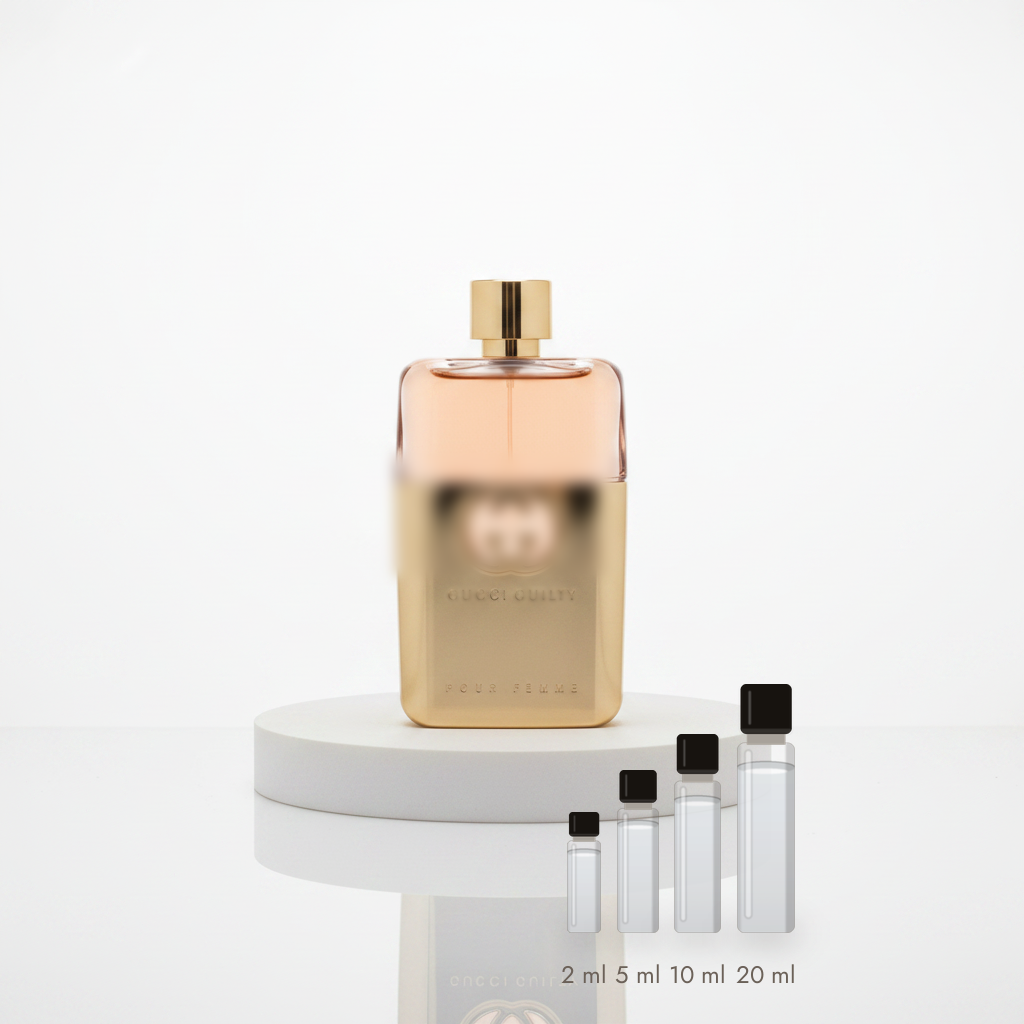 Gucci Guilty pour Femme – Abfüllungen in 2, 5, 10 und 20 ml vor dem Flakon