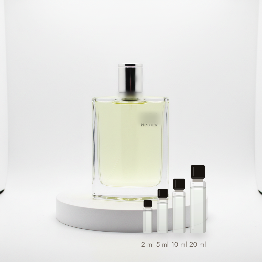 Hermès H24 – Abfüllungen in 2, 5, 10 und 20 ml vor dem Flakon