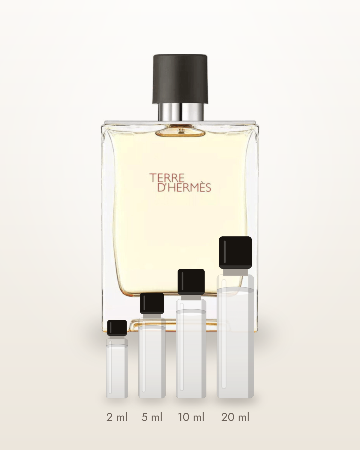 Hermès Terre d'Hermès – Abfüllungen in 2, 5, 10 und 20 ml vor dem Originalflakon