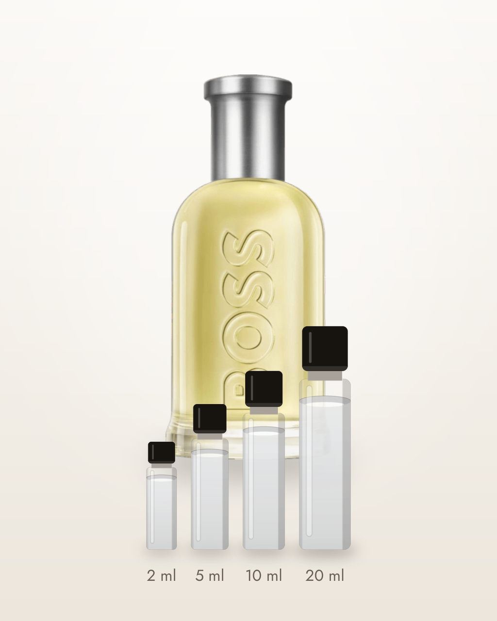 Hugo Boss Boss Bottled – Abfüllungen in 2, 5, 10 und 20 ml vor dem Originalflakon