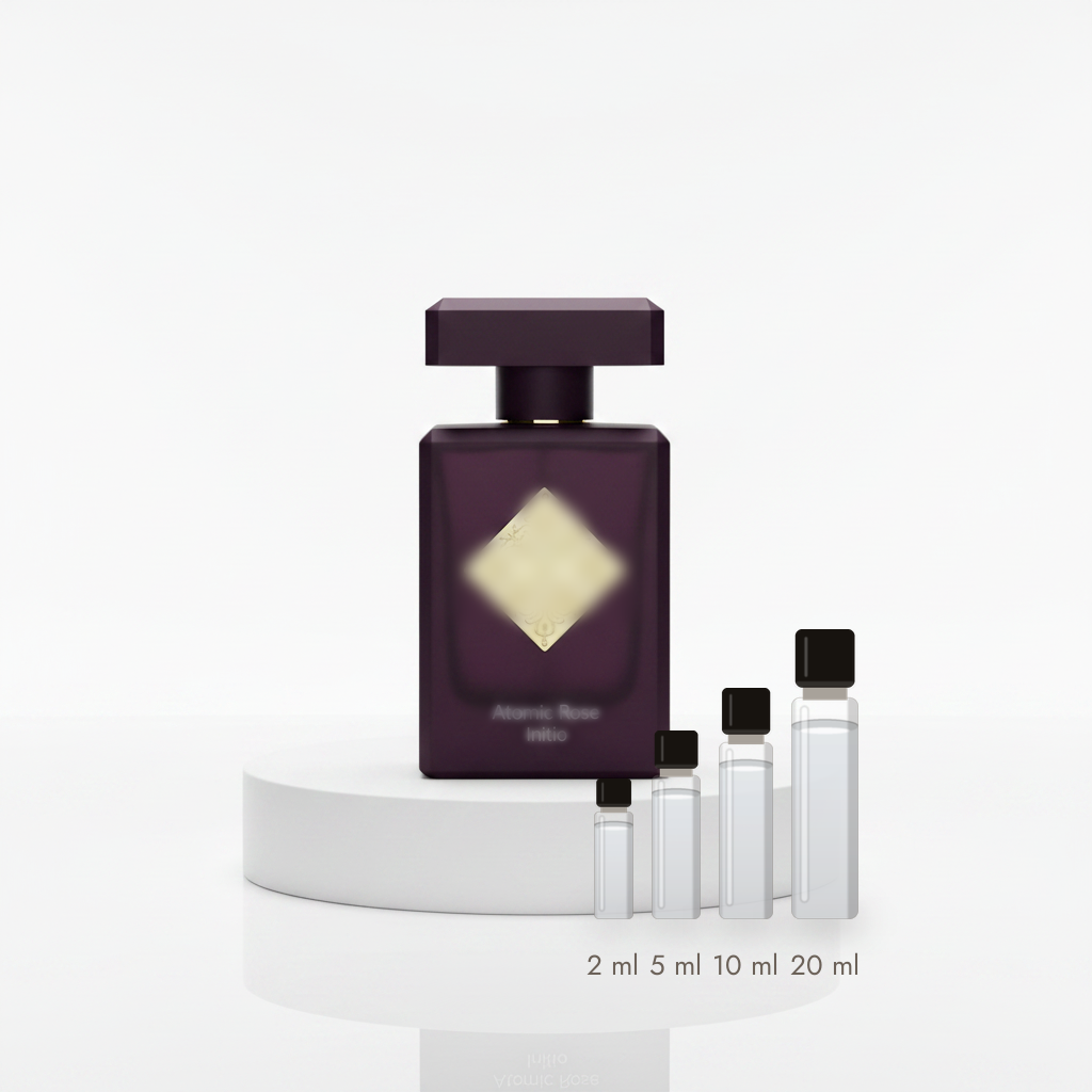 Initio Atomic Rose – Abfüllungen in 2, 5, 10 und 20 ml vor dem Flakon