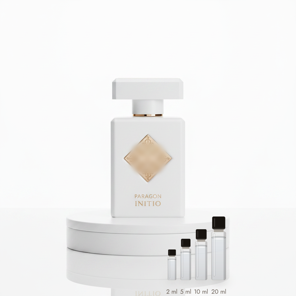 Initio Paragon – Abfüllungen in 2, 5, 10 und 20 ml vor dem Flakon