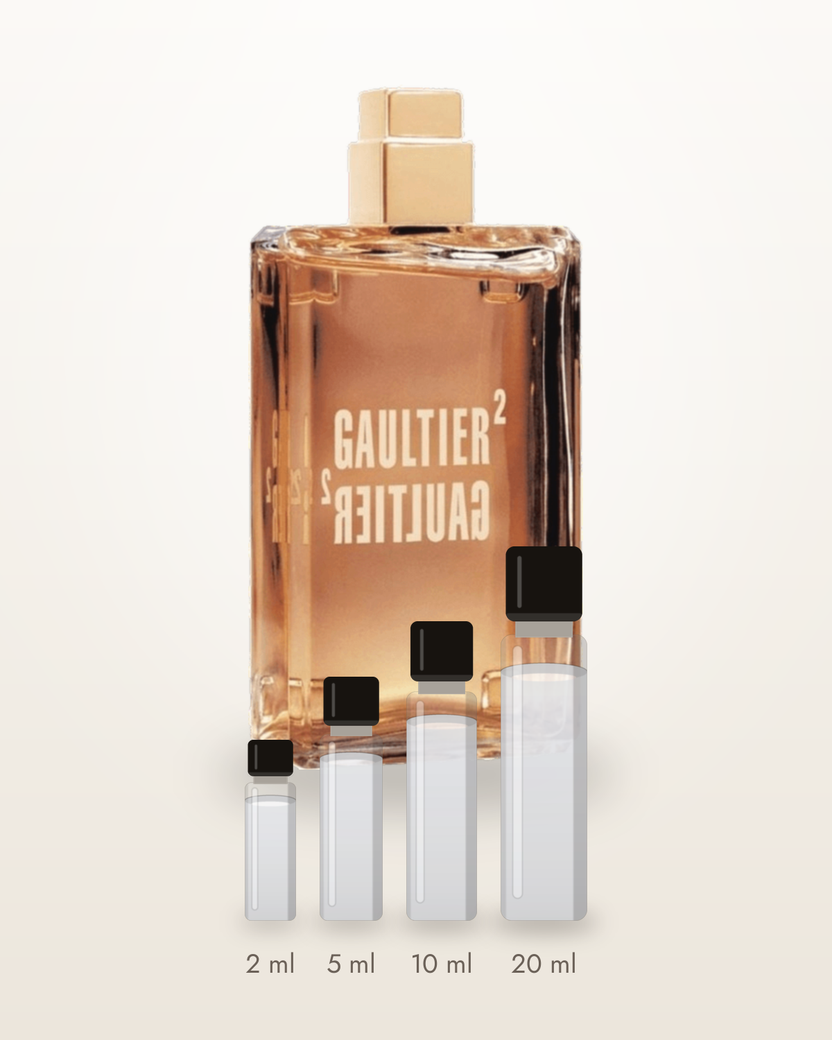 Jean Paul Gaultier Gaultier 2 – Abfüllungen in 2, 5, 10 und 20 ml vor dem Originalflakon