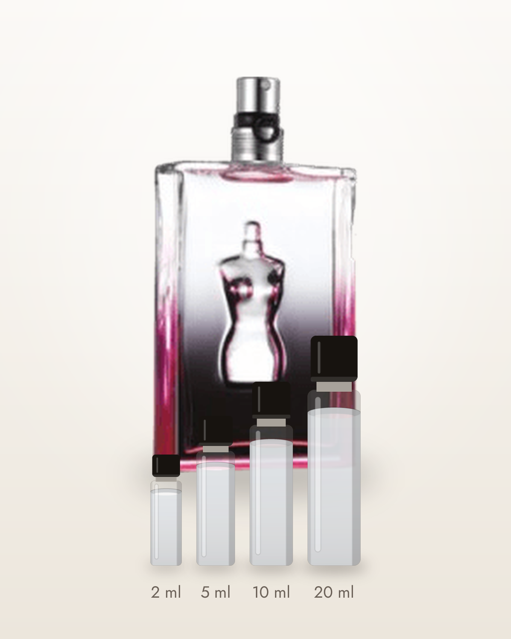 Jean Paul Gaultier Ma Dame – Abfüllungen in 2, 5, 10 und 20 ml vor dem Flakon