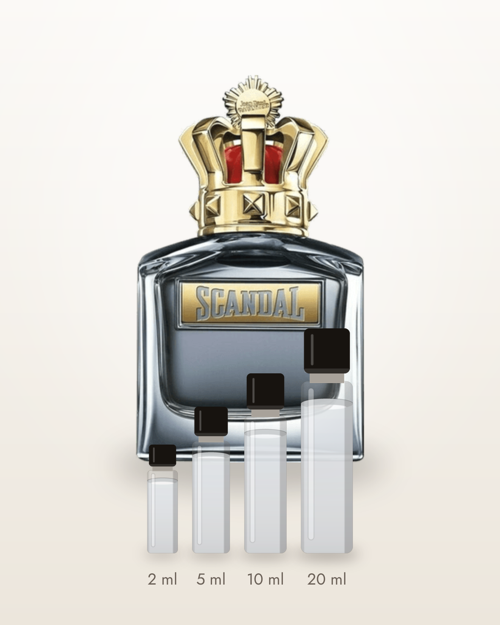 Jean Paul Gaultier Scandal pour Homme – Abfüllungen in 2, 5, 10 und 20 ml vor dem Originalflakon