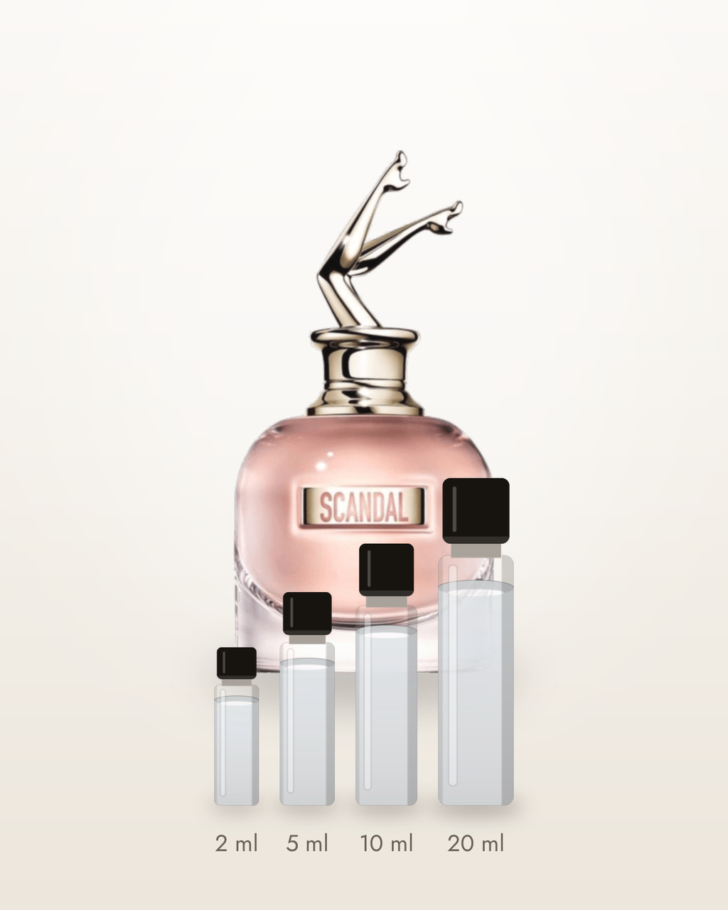 Jean Paul Gaultier Scandal – Abfüllungen in 2, 5, 10 und 20 ml vor dem Originalflakon