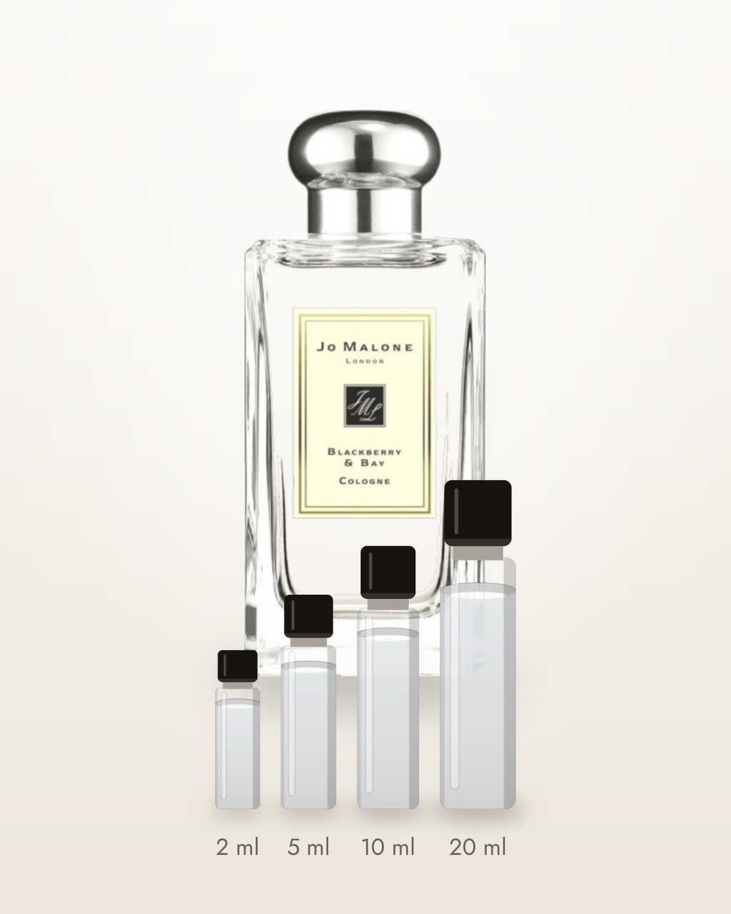 Jo Malone Blackberry & Bay – Abfüllungen in 2, 5, 10 und 20 ml vor dem Flakon