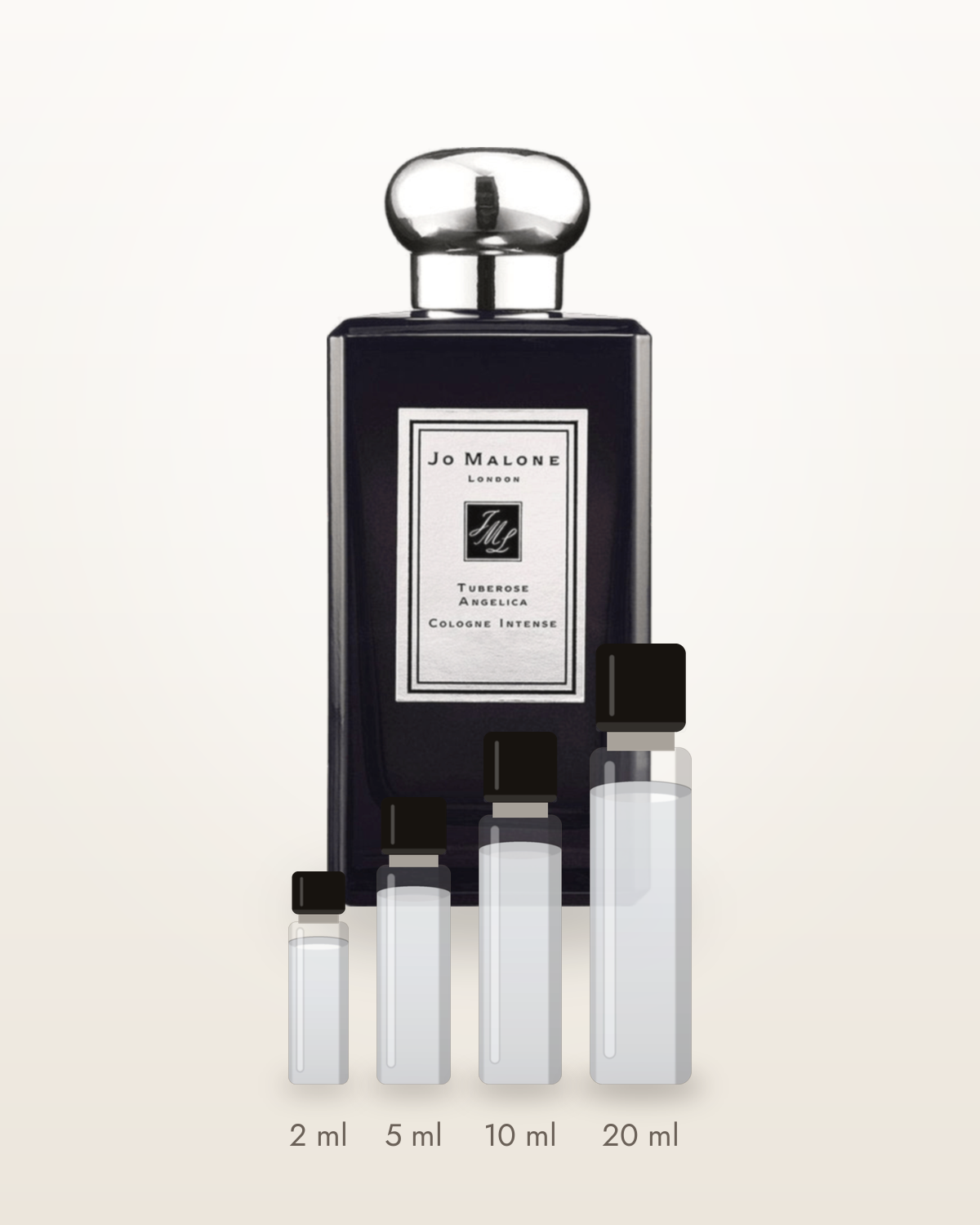 Jo Malone Tuberose Angelica – Abfüllungen in 2, 5, 10 und 20 ml vor dem Flakon