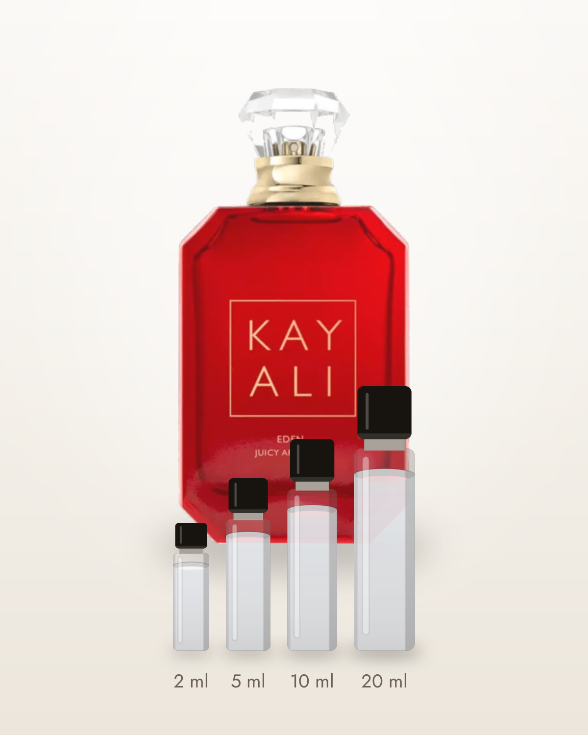 Kayali Eden Juicy Apple – Abfüllungen in 2, 5, 10 und 20 ml vor dem Flakon