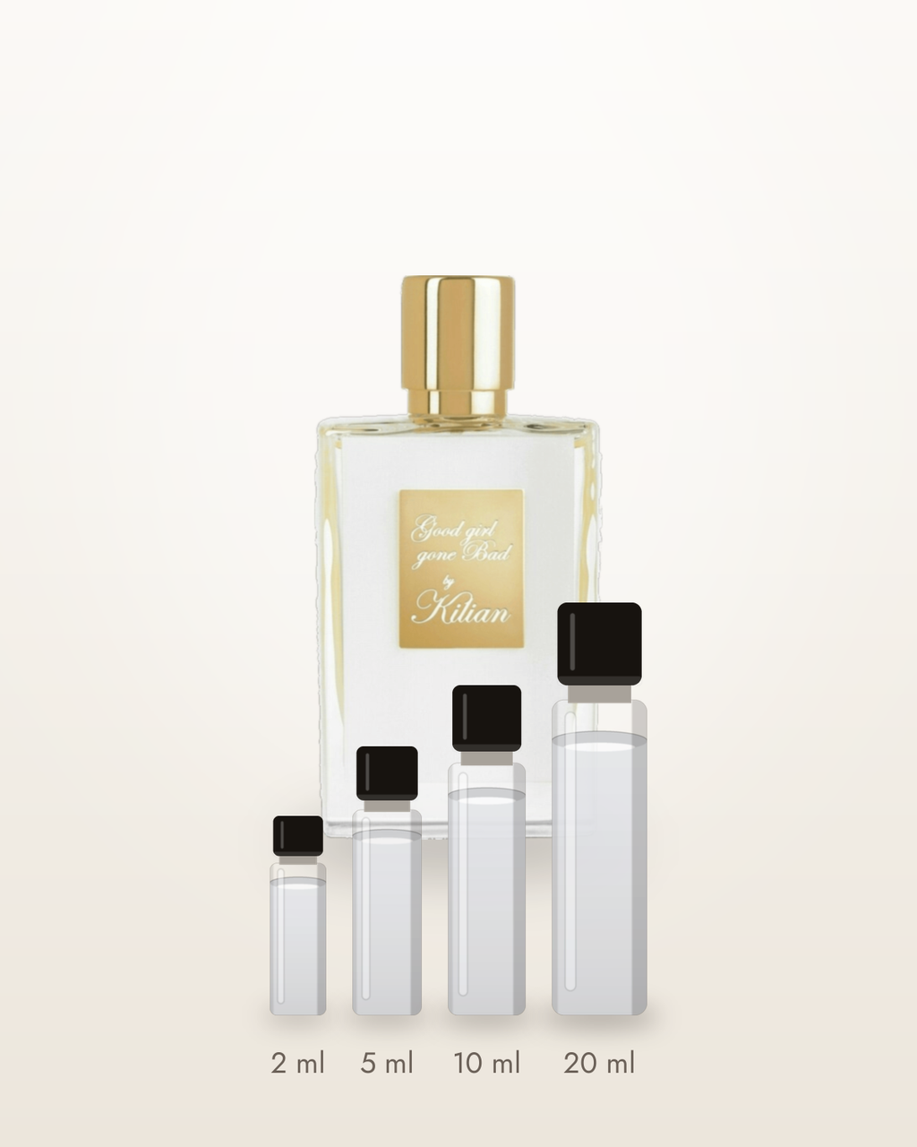 Kilian Good Girl Gone Bad – Abfüllungen in 2, 5, 10 und 20 ml vor dem Originalflakon