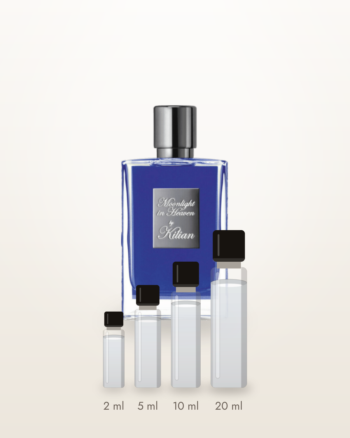 Kilian Moonlight in Heaven – Abfüllungen in 2, 5, 10 und 20 ml vor dem Flakon