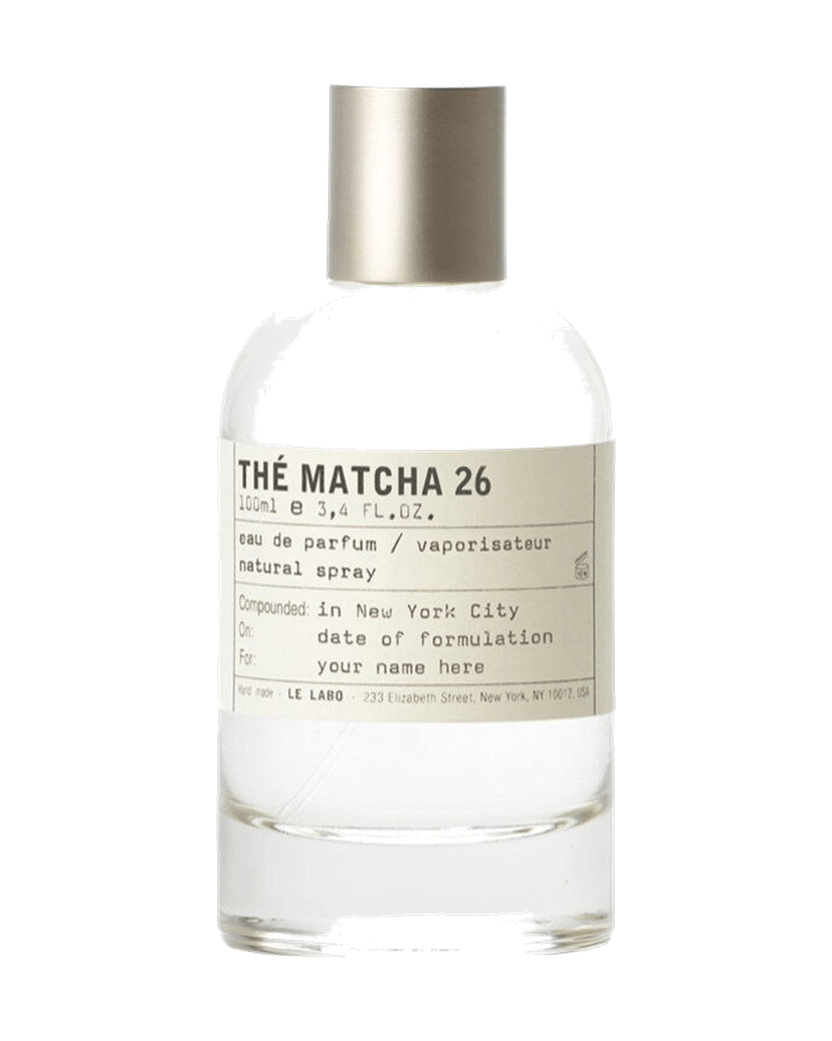 Flakon Le Labo Thé Matcha 26