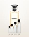 Louis Vuitton L'Immensité – Abfüllungen in 2, 5, 10 und 20 ml vor dem Originalflakon